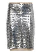 Skirt Kort Nederdel Silver Sofie Schnoor