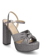 Josie Platform Shoes Summer Shoes Platform Sandals Silver Michael Kors