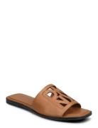 Jalila - Flat Sandal Flade Sandaler Brown DKNY