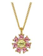 Delise Sg L.green/Golden Accessories Jewellery Necklaces Dainty Neckla...