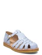 Sandals - Flat - Closed Toe - Op Flade Sandaler Blue ANGULUS