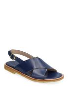 Sandals - Flat - Open Toe - Op Flade Sandaler Blue ANGULUS