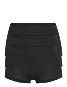 Brief 3 Pack Carin Boxer High Hipsters Undertøj Black Lindex