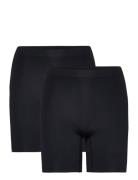 Brief Seamless Boxer High 2 P Hipsters Undertøj Black Lindex