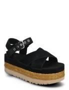 W Aubrey Ankle Espadrillos Flade Sandal Black UGG