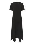 Glennagz Ls Long Dress Maxikjole Festkjole Black Gestuz