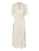 Brinagz Midi Ss Dress Knælang Kjole Cream Gestuz