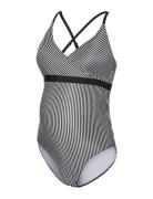 Mlserena Hc Swimsuit Badedragt Badetøj Black Mamalicious