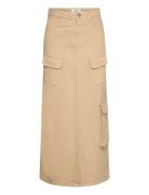 Ivy-Augusta Utility Maxi Skirt Khak Lang Nederdel Khaki Green IVY Cope...