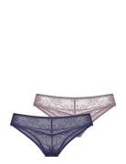 Amaya-2Pp Brazilian Trusser, Tanga Briefs Navy Dorina