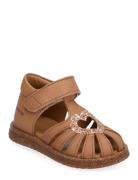 Sandals - Flat - Closed Toe - Shoes Summer Shoes Sandals Brown ANGULUS