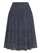 Morningll Midi Skirt Knælang Nederdel Black Lollys Laundry