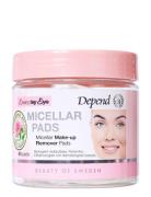 Micellar Make-Up Rem.pads 60Psc Makeupfjerner Nude Depend Cosmetic