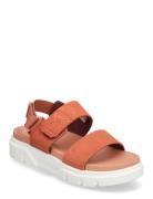 Greyfield Sandal Backstrap Sandal Medium Red Suede Flade Sandaler Red ...