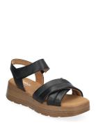 Sandal Flade Sandaler Black Gabor