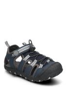 Sandals Trekking W. Toe Cap Shoes Summer Shoes Sandals Navy Color Kids