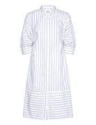 Benedict - Daily Stripe Knælang Kjole White Day Birger Et Mikkelsen