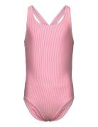 Swimsuit Badedragt Badetøj Red Color Kids