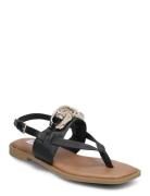 Genie Sandal Flade Sandaler Black Steve Madden