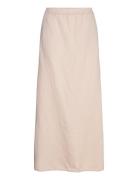 Crbellis Maxi Skirt Lang Nederdel Beige Cream