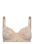 Philippa Non Padded Wired Bra Lingerie Bras & Tops Full Cup Bras Beige...