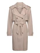 Fqlava-Jacket Trenchcoat Frakke Beige FREE/QUENT