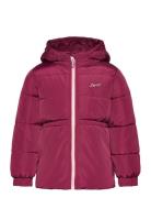 Levi's® Thigh Length Puffer Jacket Foret Jakke Red Levi's