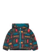 Levi's® Core Printed Puffer Jacket Foret Jakke Blue Levi's