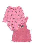 Levi's® Corduroy Skirtall 3-Piece Set Sets Sets With Body Pink Levi's