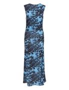 Bliagz P Long Dress Maxikjole Festkjole Blue Gestuz