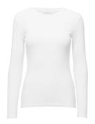 Alexa Ls 7542 Tops T-shirts & Tops Long-sleeved White Samsøe Samsøe