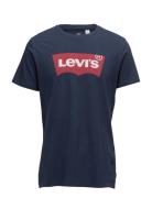 Graphic Setin Neck Hm Graphic Tops T-Kortærmet Skjorte Navy LEVI´S Men