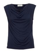 Rwbiarritz Ss Waterfall T-Shirt Tops T-shirts & Tops Sleeveless Navy R...