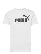 Ess Logo Tee Sport T-Kortærmet Skjorte White PUMA