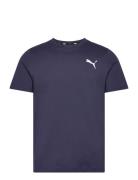 Ess Small Logo Tee Sport T-Kortærmet Skjorte Navy PUMA