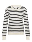 Gertiepw Pu Tops Knitwear Jumpers White Part Two