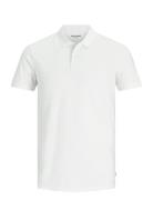 Jjebasic Polo Ss Noos Tops Polos Short-sleeved White Jack & J S