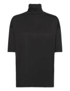 Tomasine Turtleneck Tops T-shirts & Tops Short-sleeved Black Residus