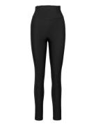 Graphic High Waist Tights Sport Running-training Tights Black Casall