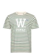 Ace Big Logo & Badge T-Shirt Tops T-Kortærmet Skjorte Green Double A B...