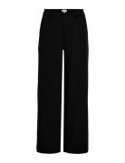 Objlisa Wide Pant Noos Bottoms Trousers Wide Leg Black Object