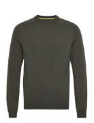 Onsedward Reg 7 Wool Crew Knit Tops Knitwear Round Necks Khaki Green O...