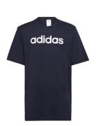 M Lin Sj T Sport T-Kortærmet Skjorte Navy Adidas Sportswear