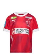 Dhf Home Jersey Jr Sport T-Kortærmet Skjorte Red PUMA