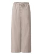 Bella Pants - Taupe Bottoms Trousers Wide Leg Grey STUDIO FEDER