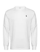 26/1 Jersey-Lsl-Tsh No Pkt Tops T-Langærmet Skjorte White Polo Ralph L...