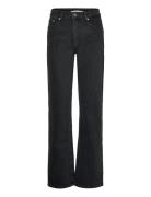 Mikagz Mw Straight Jeans Bottoms Jeans Straight-regular Black Gestuz