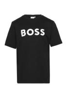 Short Sleeves Tee-Shirt Tops T-Kortærmet Skjorte Black BOSS