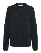 Alphagz Roundneck Tops Knitwear Jumpers Navy Gestuz