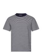 Striped T-Shirt Héritage Tops T-Kortærmet Skjorte Navy Armor Lux